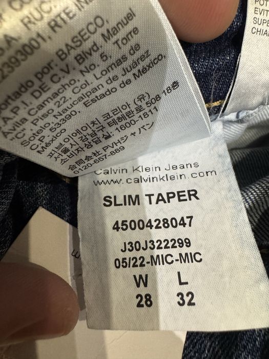 Дълги дънки calvin klein jeans W28 L32