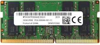 Memorie laptop Sodimm Micron 16 Gb 3200, 1 x16 Gb, MTA16ATF2G64HZ