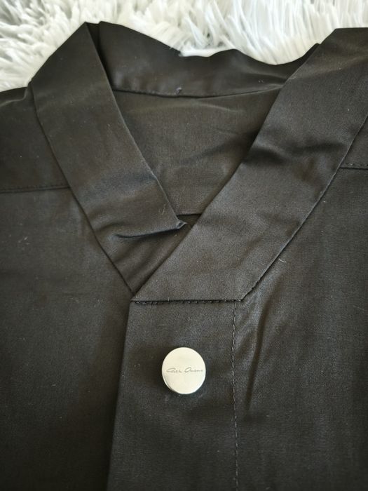 RICK OWENS мъжка риза черен цвят размер 46 НОВА