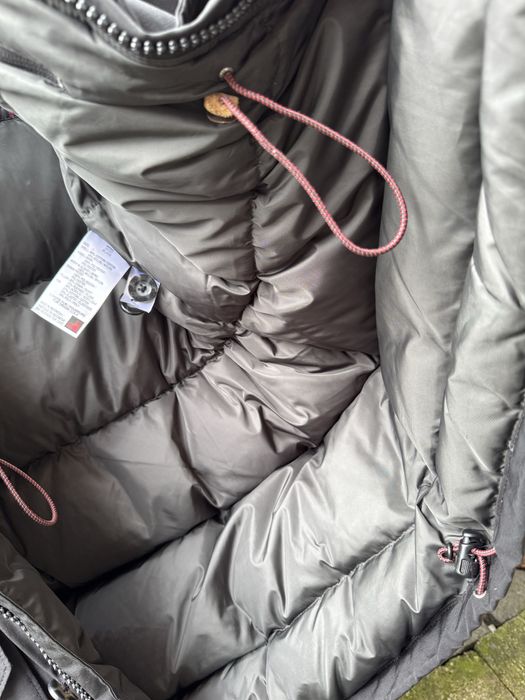 Woolrich parka puf si blana naturala