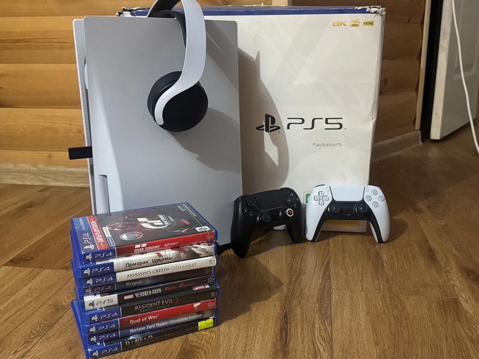 Продам пс 5 +10 игр