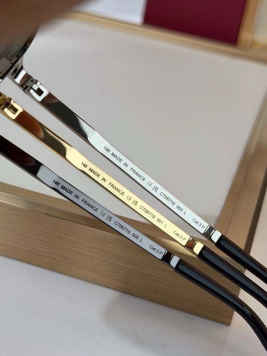 Ochelari de Soare Cartier CT0571S Noi Full Box Santos De Cartier  Gold
