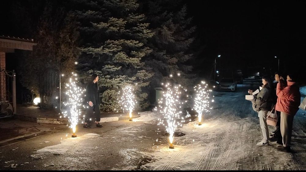 Холодные фонтаны в Алматы