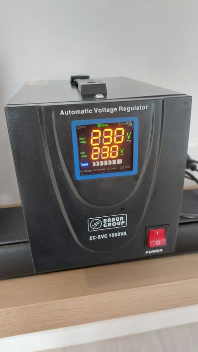Stabilizator de Tensiune cu Servomotor Braun Group SVC-1000VA (500W)