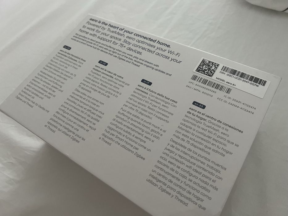 Router mesh eero 6+ complet NOU, sigilat, Amazon, Zigbee, Thread