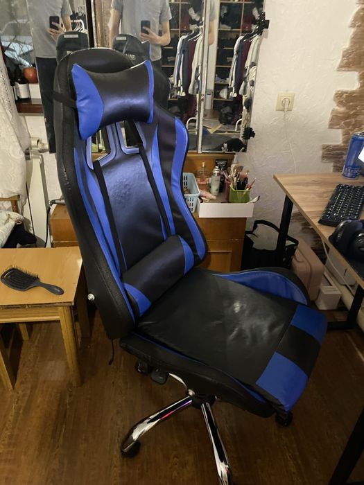 Игровое кресло синий