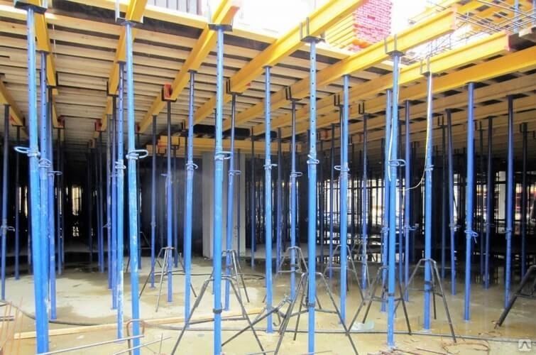 Прокат телескопический стойки для монолитов (аренда)