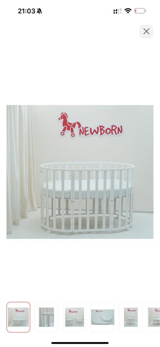 Манеж-кровать 6в1 для малышей