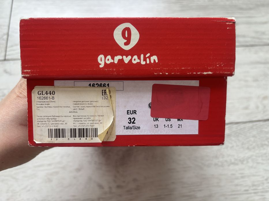 Сандали для девочки Garvalin НОВЫЕ