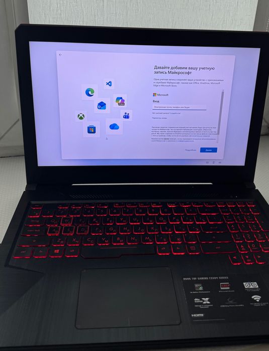 Ноутбук ASUS TUF Gaming FX504GE