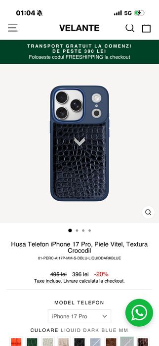 Husa Velante Iphone 17 pro
