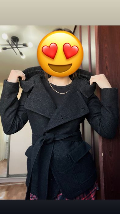 Продаю черное пальто