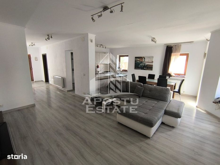 Duplex de vanzare, cu 4 camere si 3 bai, mobilat si utilat,Dumbravita