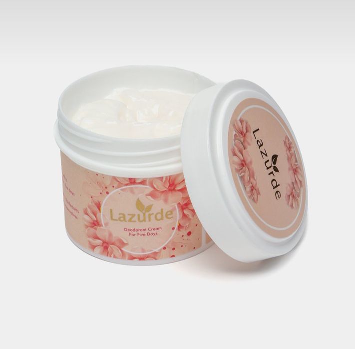 Lazurde Deodorant Cream - bu haddan tashqari terlash uchun originali