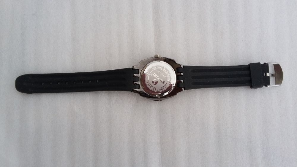 Ceas de mana Sinobi, quartz, sport, curea cauciuc, water resistant