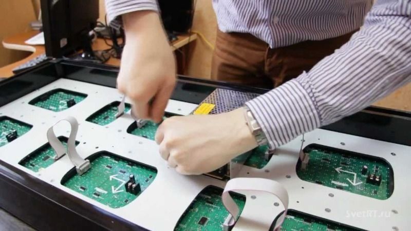 Ремонт и прошивка лед экранов