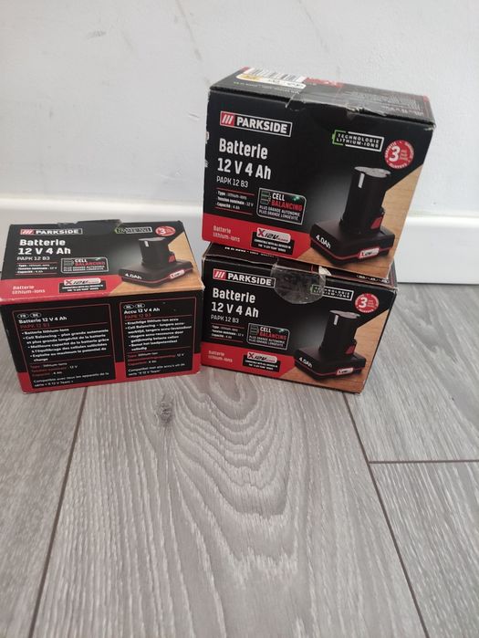 Baterie acumulator 12 V 4 ah Parkside pentru bormasina flex circular