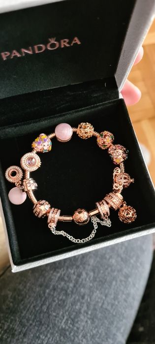Гривна пандора rose gold