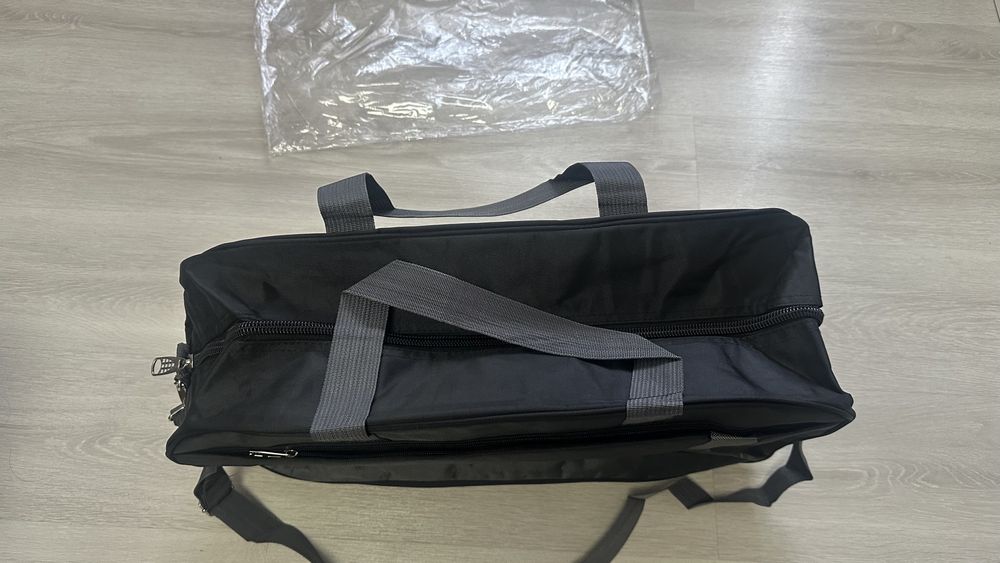 Geanta sport Longziming, neagra, dimensiuni mari, curea ajustabila, pentru femei si barbati