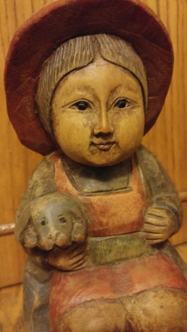 Sculptura lemn masiv China