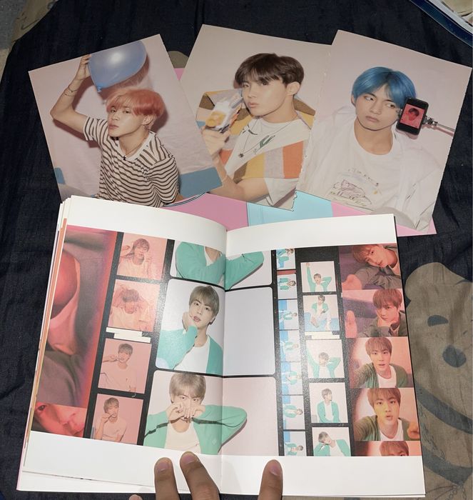 BTS альбом и карты и уно игра