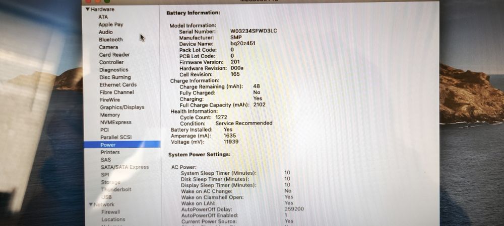 Macbook Pro midle 2012