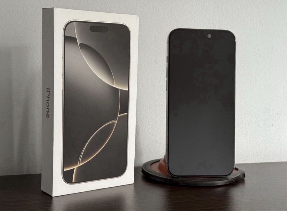 Iphone 16 Pro Max; 512 GB; Natural Titanium; Ca Nou; Factura MediaGalaxy