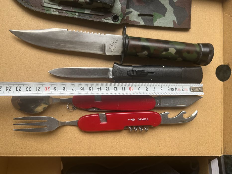 Cutit vanatoare, buschraft, supravietuire, camping, briceag automat