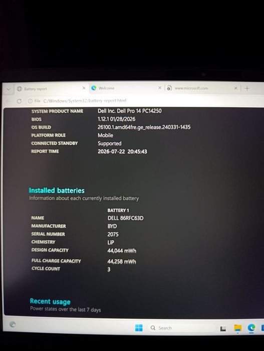 Vand Laptop Dell Pro 14 Ultra 5 2nd gen, 16 ram DDR5, 256gb