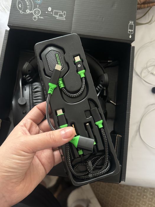 Наушники Logitech Pro x2 + 2 переходника