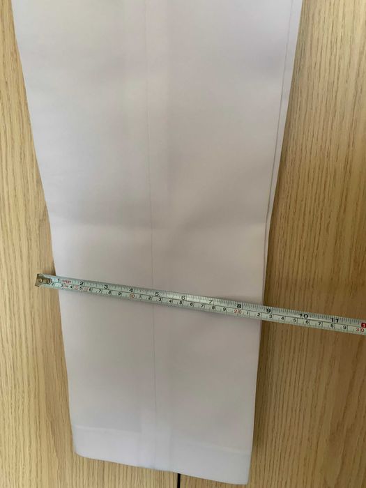 Бял официален дамски летен панталон