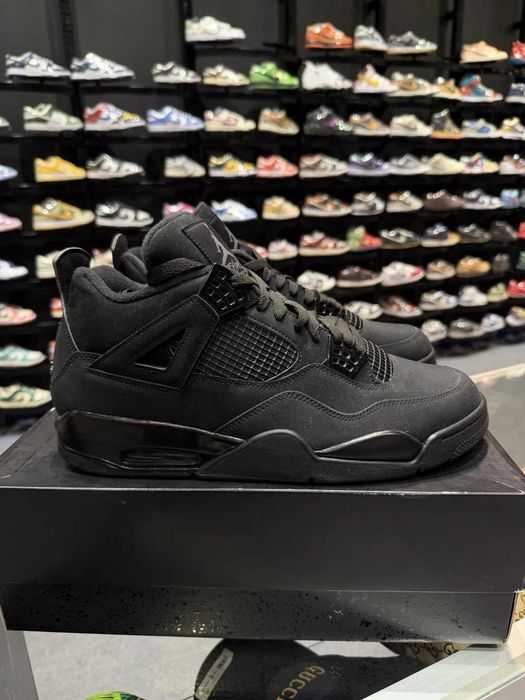 *ULTIMELE PERECHI* Nike Air Jordan 4 Black Cat - Verificare Colet