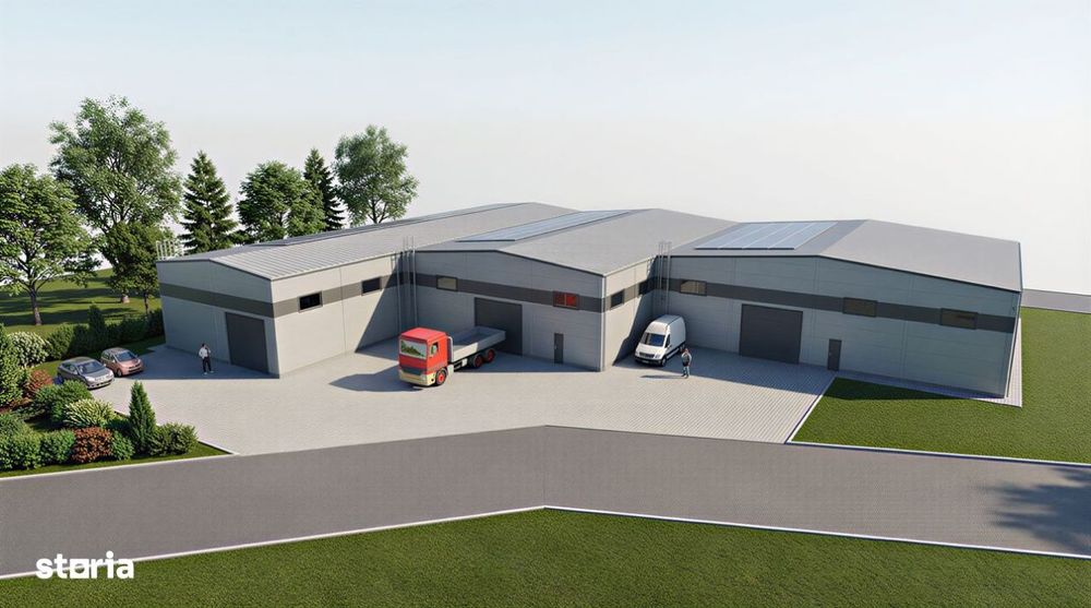 Hala industriala noua l 570 mp utili l 1234 mp teren l Apahida