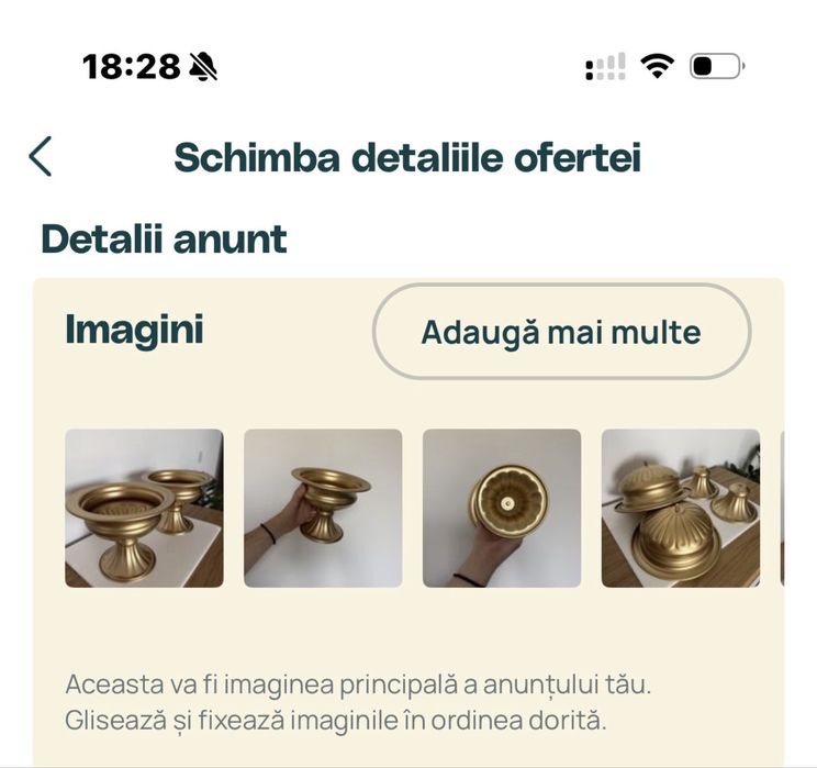 2 tablou copacul vietii 2 vase aurii 18 seturi sfesnice a cate 6 buc