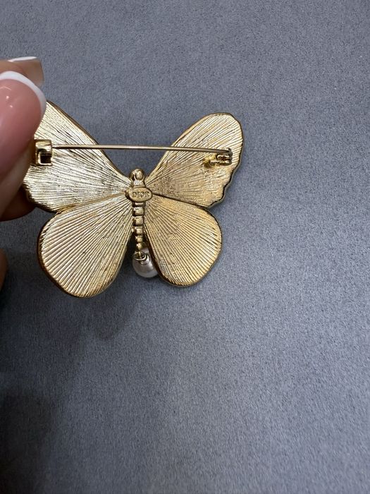 Серьги и брошь Dior с упаковкой