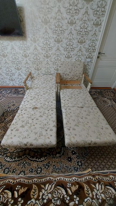 Диван и два кресла раскладные