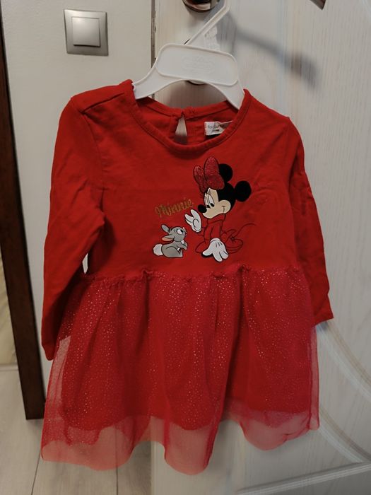 Rochiță de craciun marimea 80 cm