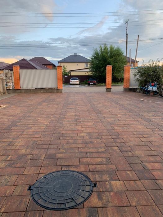 Укладка брусчатки