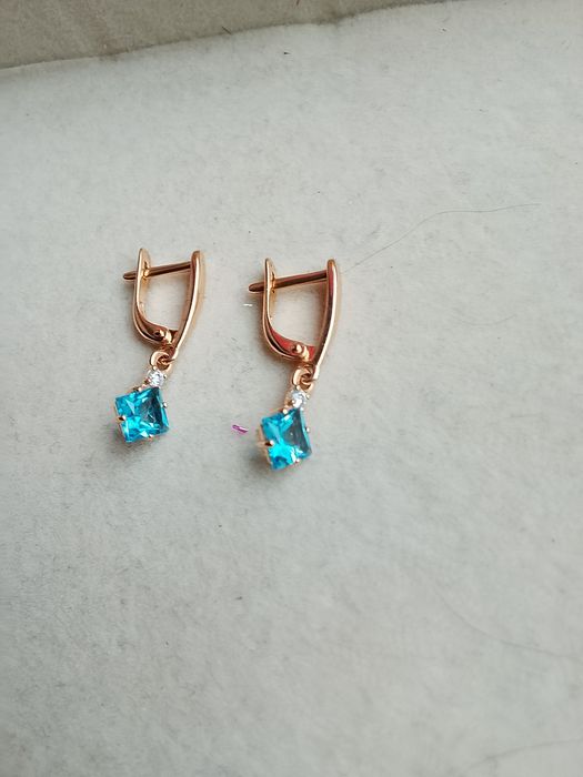 Золотые серьги 585 *