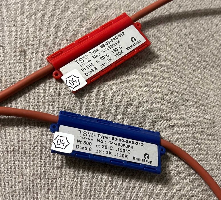 Contor energie termică Kamstrup Multical cu senzori temperatură