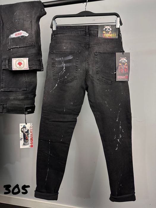 Dsqured мъжки черни дънки 6 модела