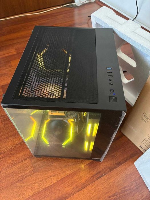 PC Gaming Ryzen 5 5600, ASUS A520M pro4, MSI rtx 5060, 16GB DDR4, SSD 500GB - NOU Sigilat