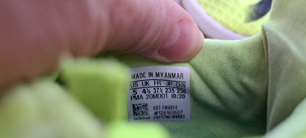 ADIDAS Детски спортни обувки за футбол-номер 37 1/2