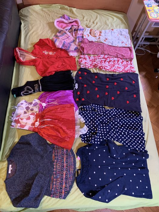 Блузи, панталони, клинове, дънки, рокли 2-3-4-5 год; размер 98,104,110