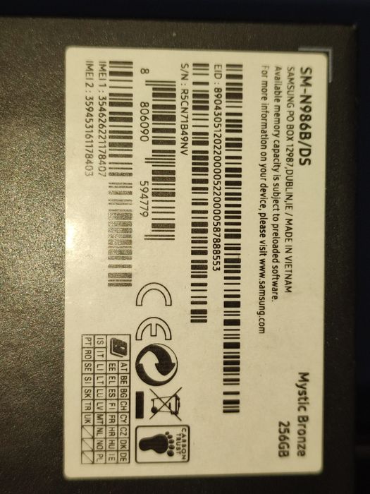 Samsung Galaxy note 20 ultra