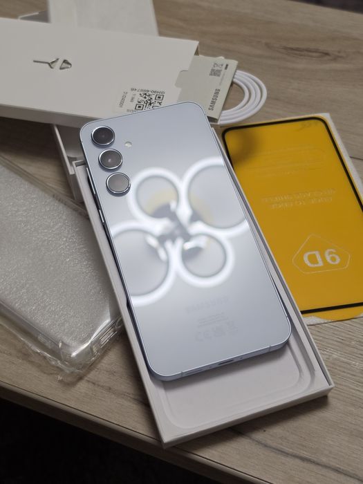 Samsung Galaxy A55 - 8GB/128GB - Awesome Iceblue - Husă+Folie