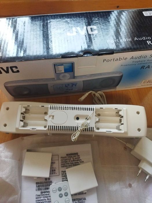 Акустическая система JVC (Япония),стерео, для iPhone и iPod,оригинал