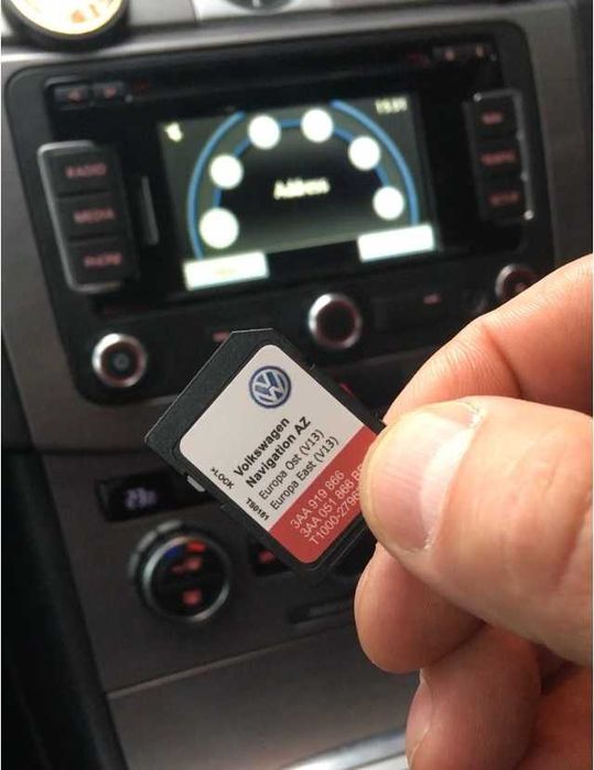 2024 Ново Сд Карта RNS 315 EAST Europe V13 Sd Card RNS315 SEAT SKODA Volkswagen Фолксваген Рнс315