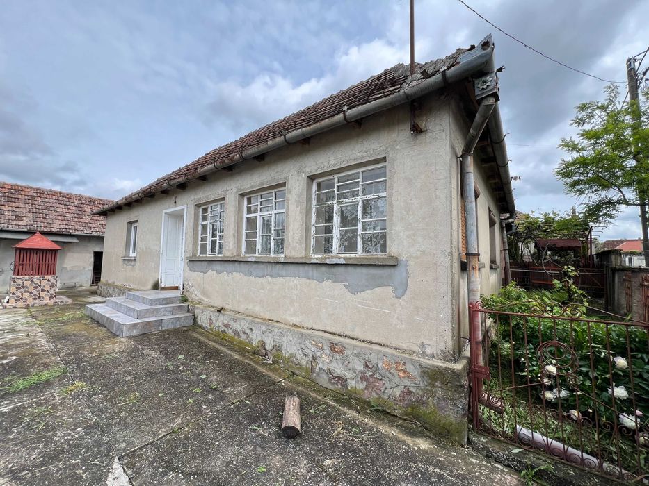 Vand casa in Tasad cu teren de 5793mp la asfalt, front stradal de 30m