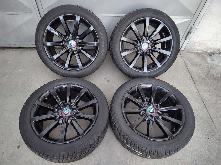 Jante 18 originale BMW style 365 F10 F11 E90 E91 F30 F31 X1 X3 cu senzori 5x120 8J et30
